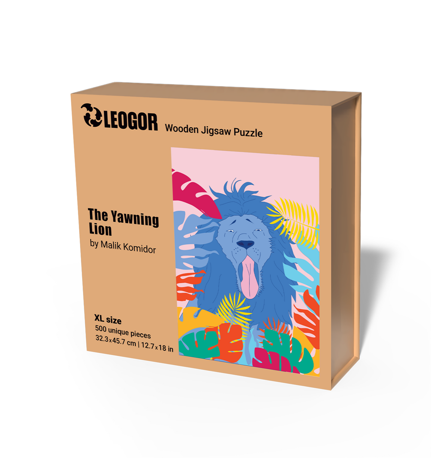 The Yawning Lion Wooden Puzzle