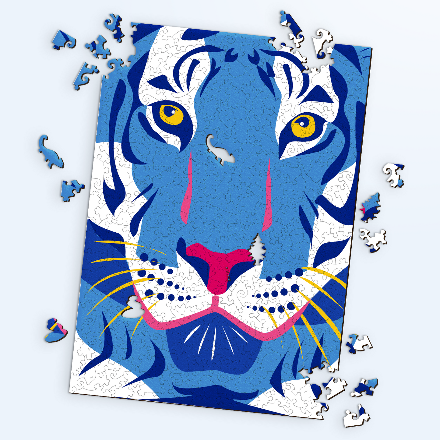 The Cool Tiger Wooden Puzzle