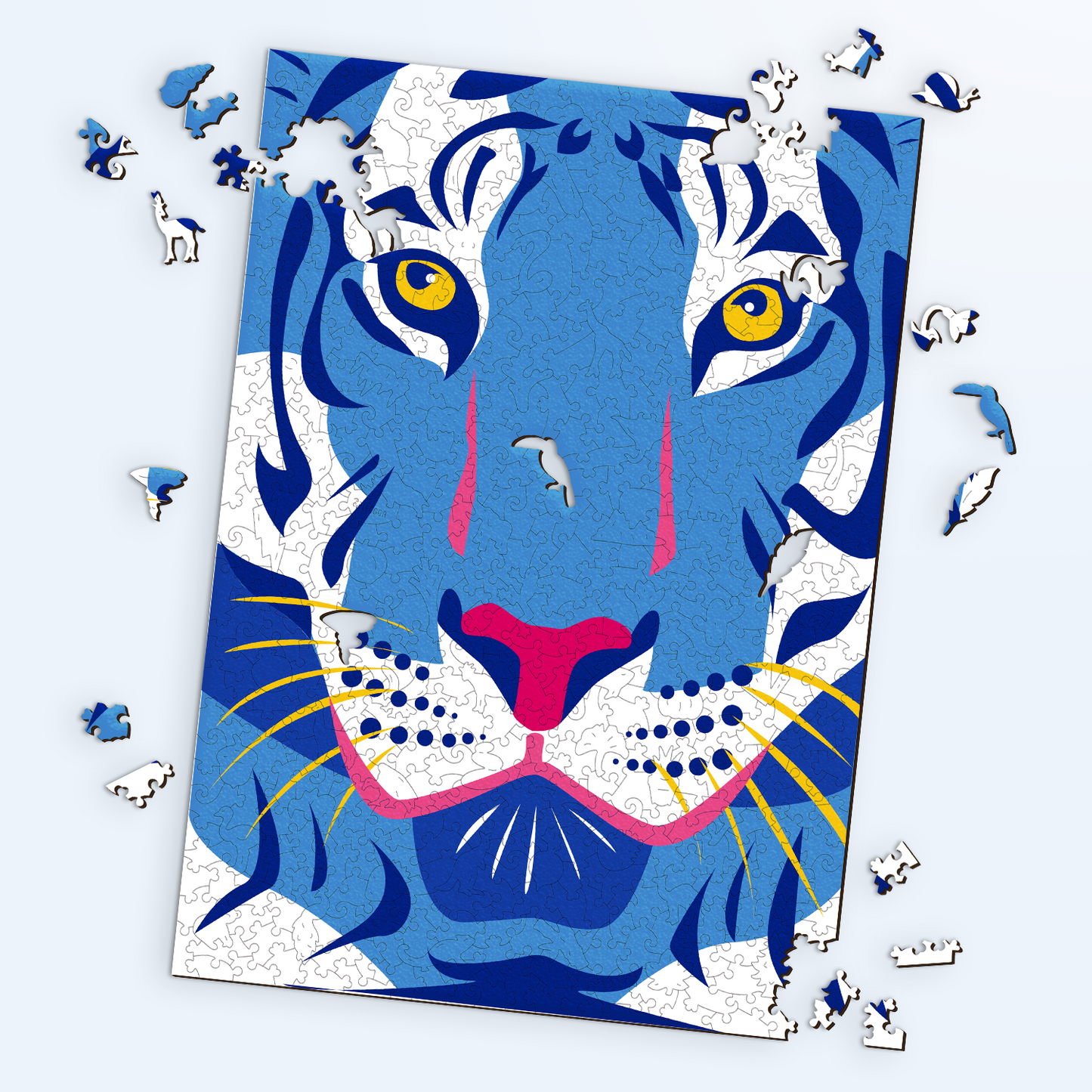The Cool Tiger Wooden Puzzle