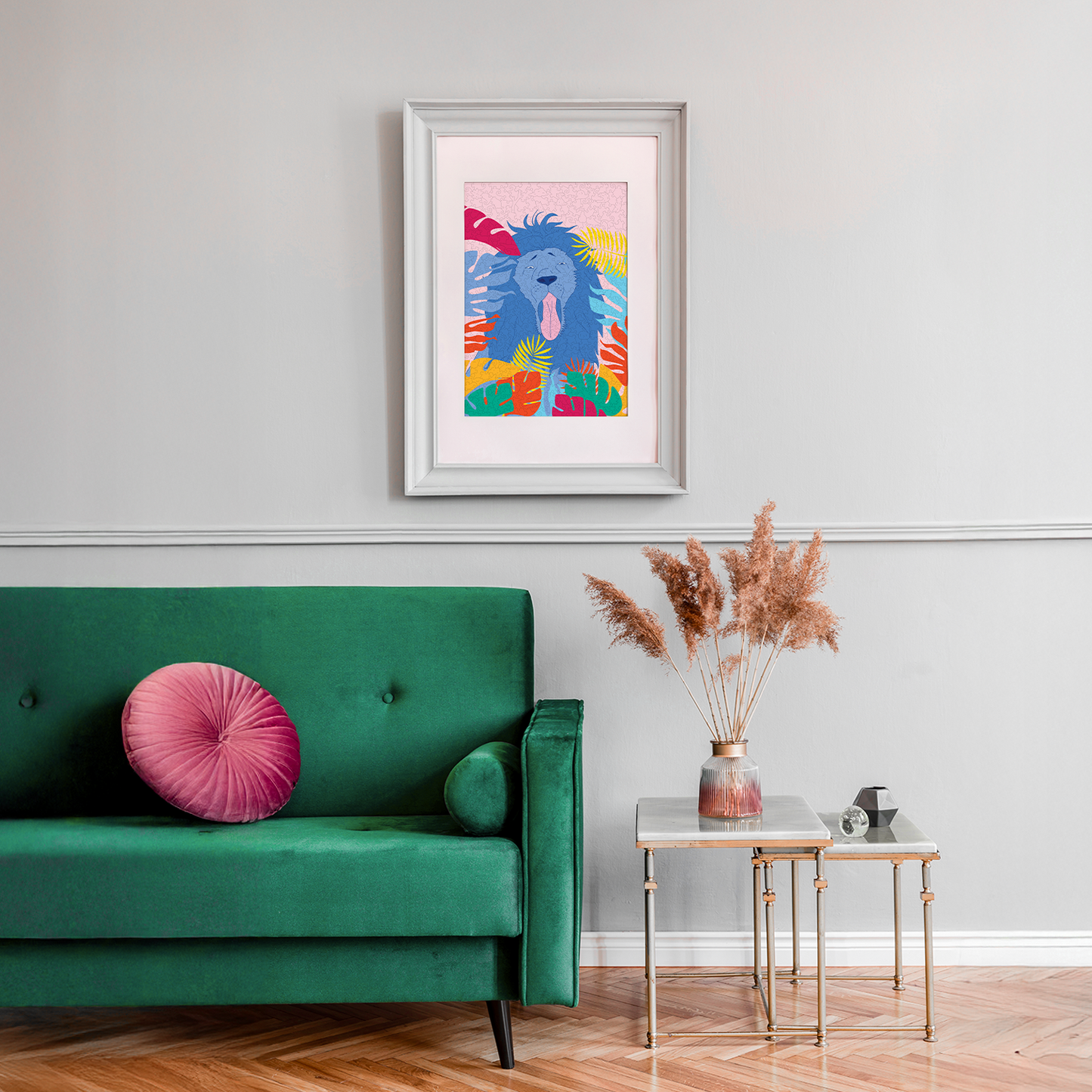 The Yawning Lion Wooden Puzzle